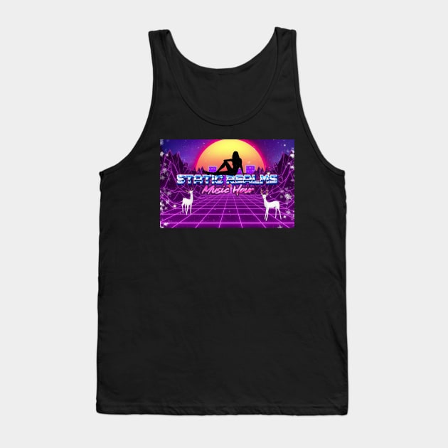 Merry Synthmas Tank Top by Electrish